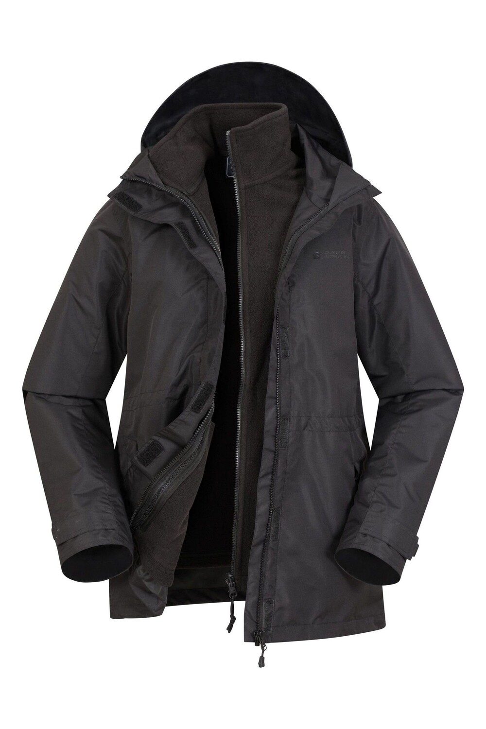 Водонепроницаемая женская куртка 3 в 1 Mountain Warehouse, черный
Водонепроницаемая женская куртка 3 в 1 Mountain Warehouse, черный