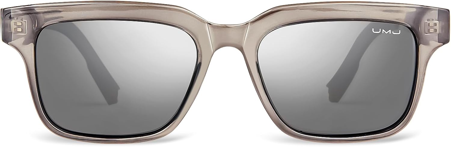 Поляризованные солнцезащитные очки для женщин - стильные очки с защитой от УФ-излучения - женские солнцезащитные очки - модные женские очки UMJ, Grey Frame/Black-grey Lens
Поляризованные солнцезащитные очки для женщин - стильные очки с защитой от УФ-излучения - женские солнцезащитные очки - модные женские очки UMJ, Grey Frame/Black-grey Lens