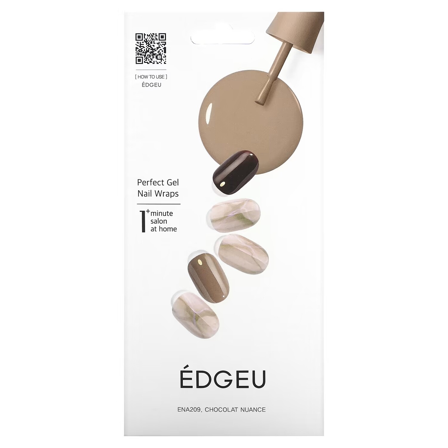 Гелевые обертывания для ногтей Edgeu Perfect Gel Nail Wraps ENT209 Chocolat Nuance
Гелевые обертывания для ногтей Edgeu Perfect Gel Nail Wraps ENT209 Chocolat Nuance