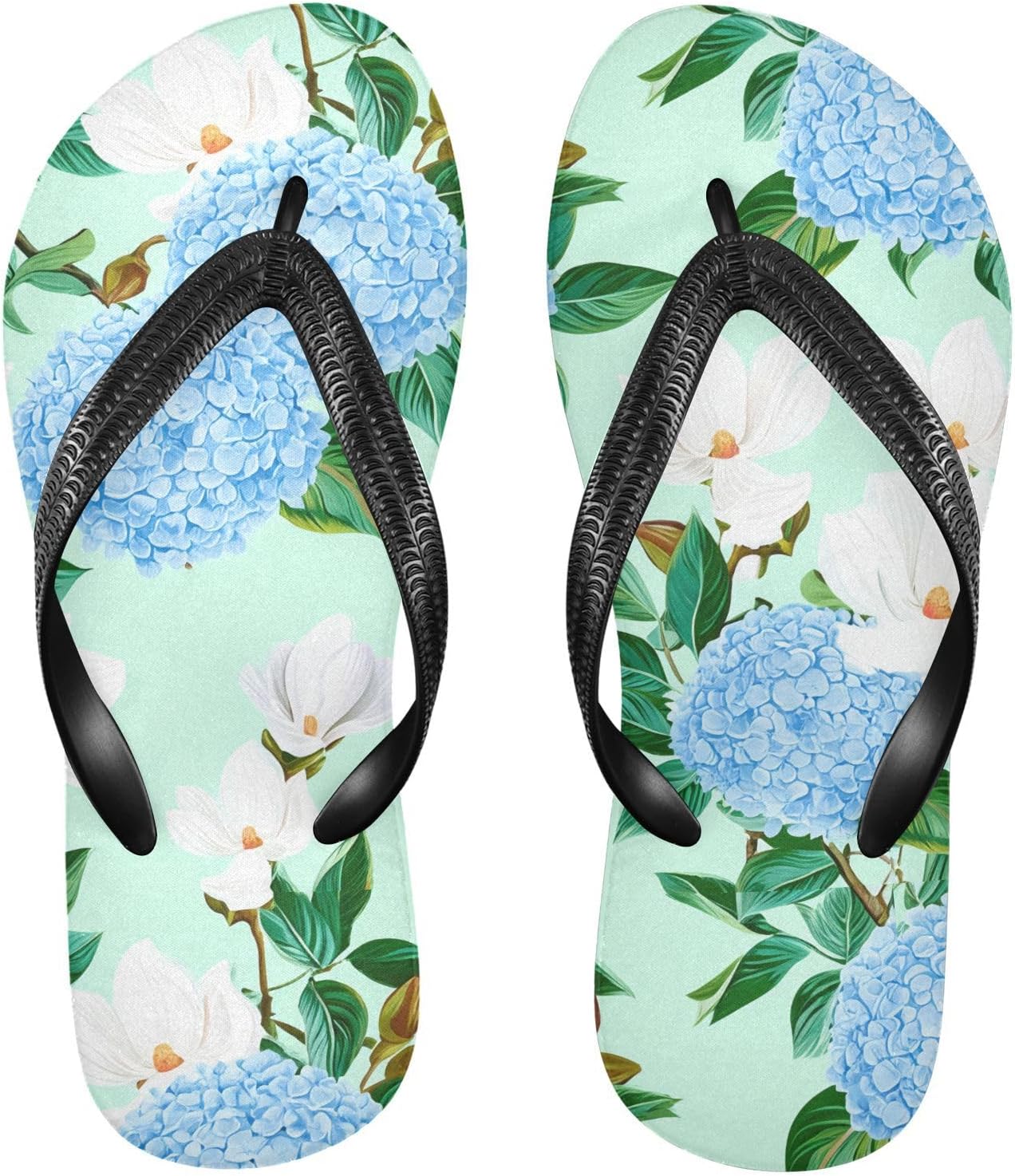 Вьетнамки с цветами гортензии и магнолии, зеленые пляжные шлепанцы, резиновые нескользящие летние тапочки для женщин и мужчин Sinestour
Вьетнамки с цветами гортензии и магнолии, зеленые пляжные шлепанцы, резиновые нескользящие летние тапочки для женщин и мужчин Sinestour