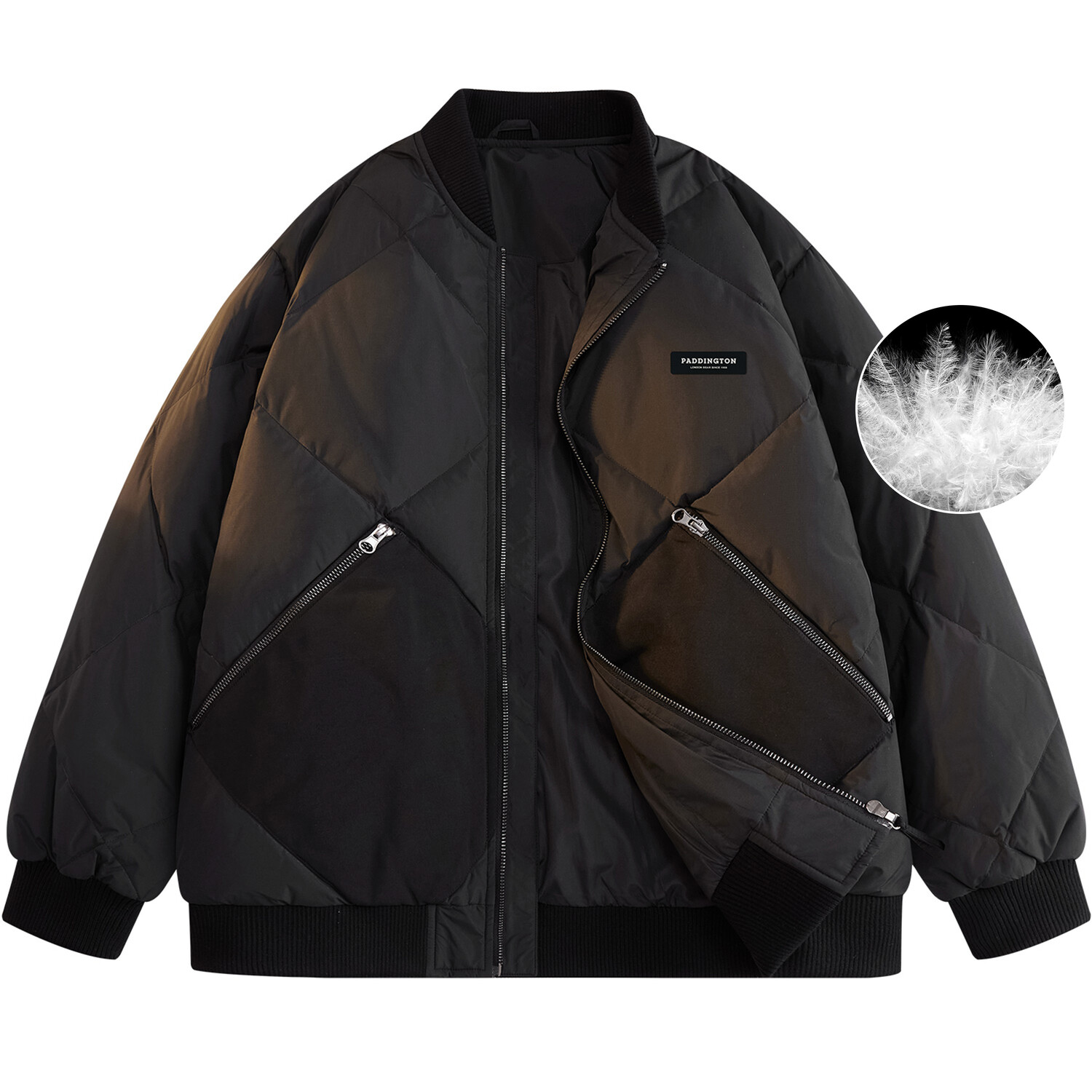Стеганая куртка унисекс Paddington Bears, Черный (пуховик)
Стеганая куртка унисекс Paddington Bears, Черный (пуховик)