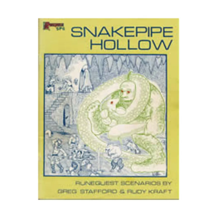 Модуль Snake Pipe Hollow (1st Edition), RuneQuest (Chaosium) 
Модуль Snake Pipe Hollow (1st Edition), RuneQuest (Chaosium)