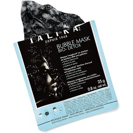 Bubble Mask Биодетокс Кислородная пузырьковая маска Очищающая маска для лица с микропузырьками от загрязнений Маска с активированным углем для всех типов кожи, Talika
Bubble Mask Биодетокс Кислородная пузырьковая маска Очищающая маска для лица с микропузырьками от загрязнений Маска с активированным углем для всех типов кожи, Talika