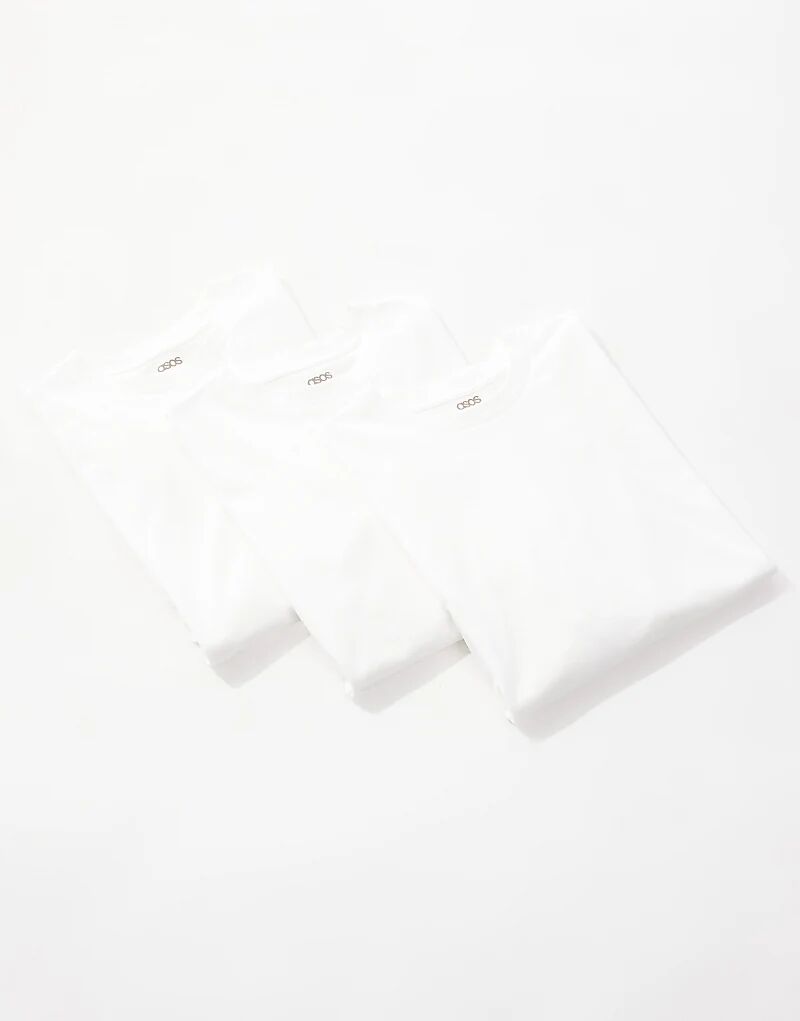 Набор из 3 футболок свободного кроя ASOS DESIGN белого цвета
Набор из 3 футболок свободного кроя ASOS DESIGN белого цвета