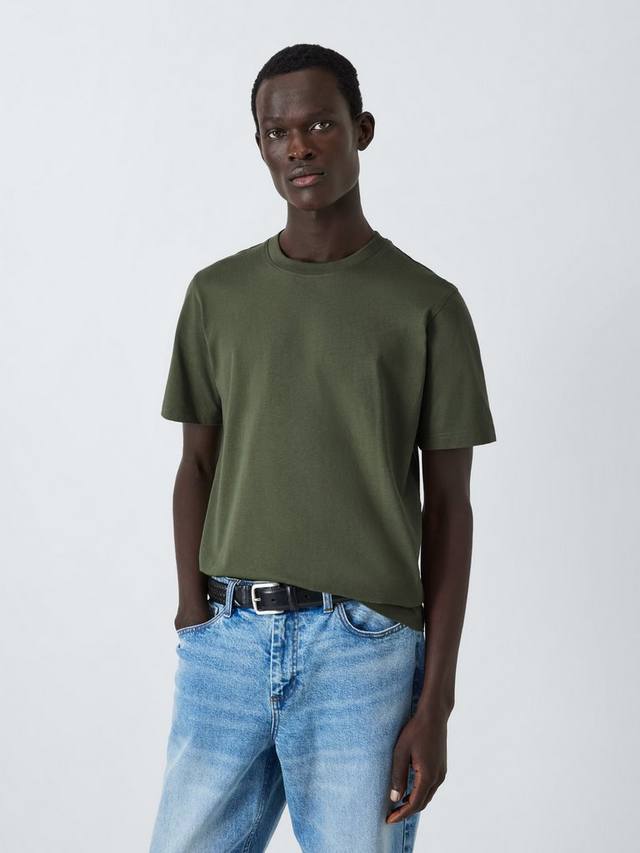 Простая хлопчатобумажная футболка с коротким рукавом John Lewis , цвет Thyme
Простая хлопчатобумажная футболка с коротким рукавом John Lewis , цвет Thyme