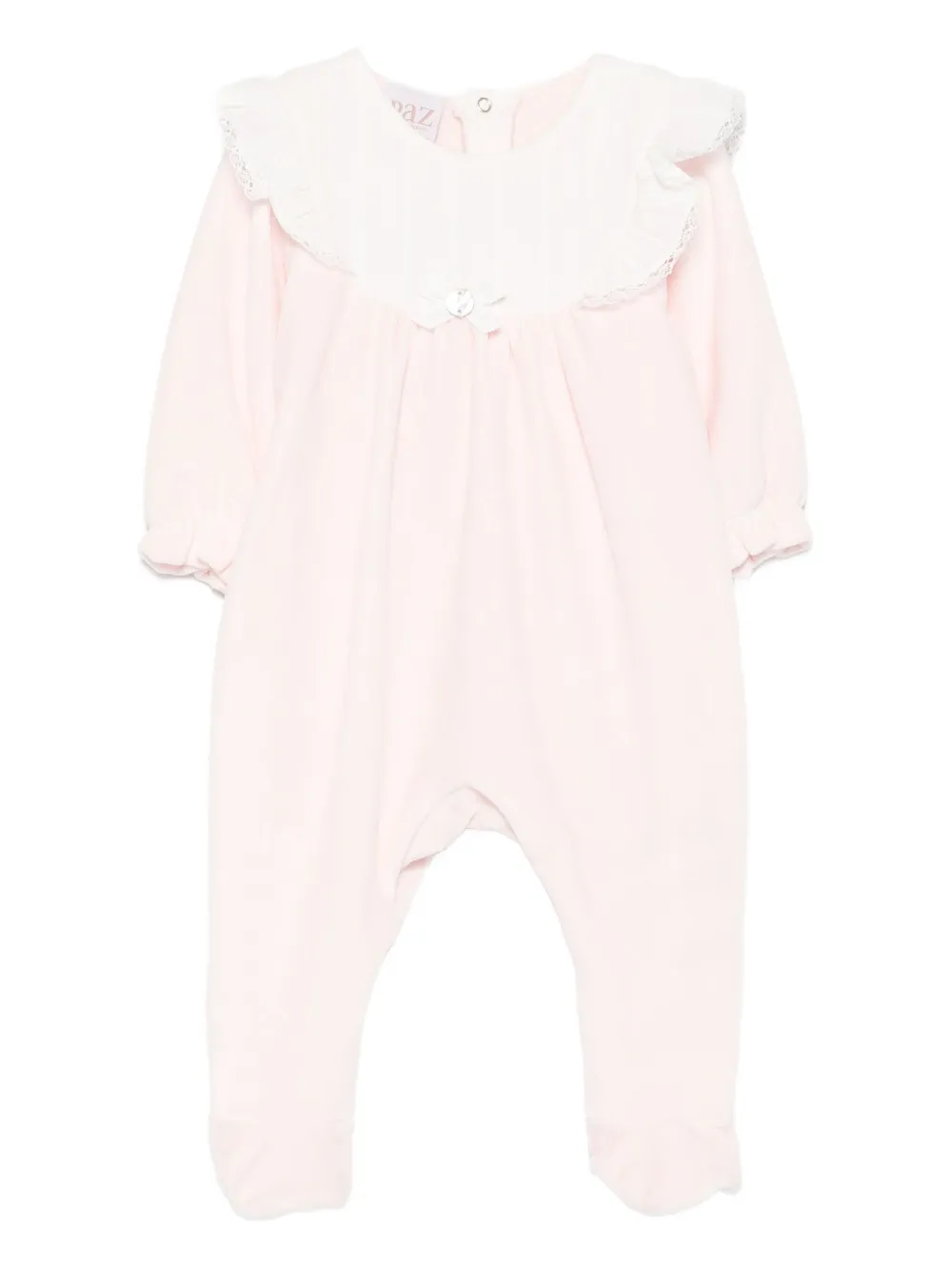 Кружевной комбинезон с оборками Paz Rodriguez, розовый
Кружевной комбинезон с оборками Paz Rodriguez, розовый