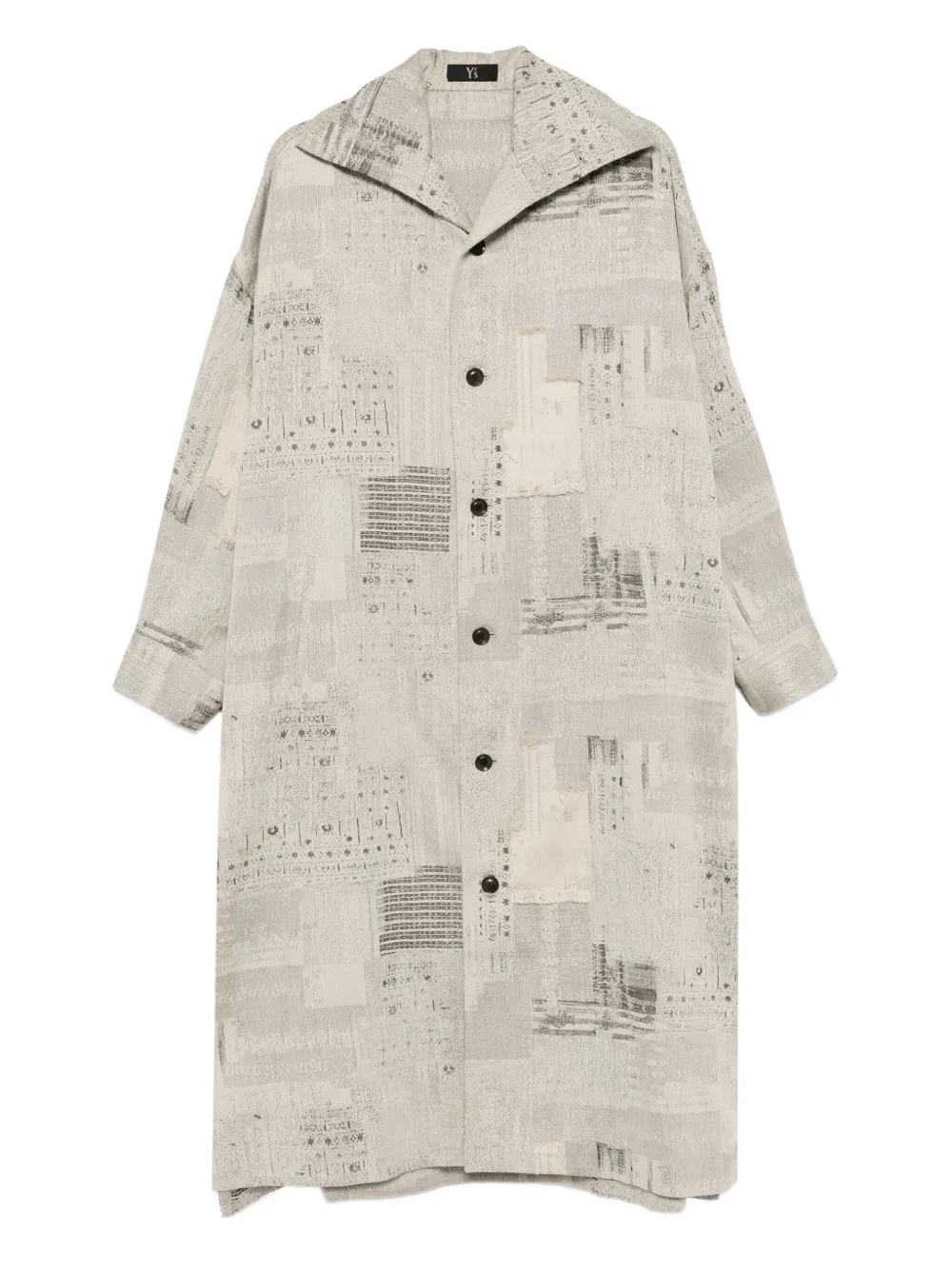 Пальто с узором Y's, серый
Пальто с узором Y's, серый