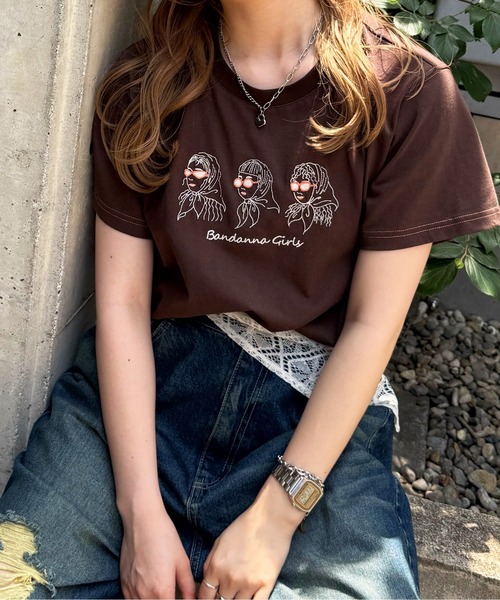 DOUBLE NAME Футболка с вышивкой Bandanna Girls, коричневая, Коричневый, DOUBLE NAME Футболка с вышивкой Bandanna Girls, коричневая
DOUBLE NAME Футболка с вышивкой Bandanna Girls, коричневая, Коричневый, DOUBLE NAME Футболка с вышивкой Bandanna Girls, коричневая