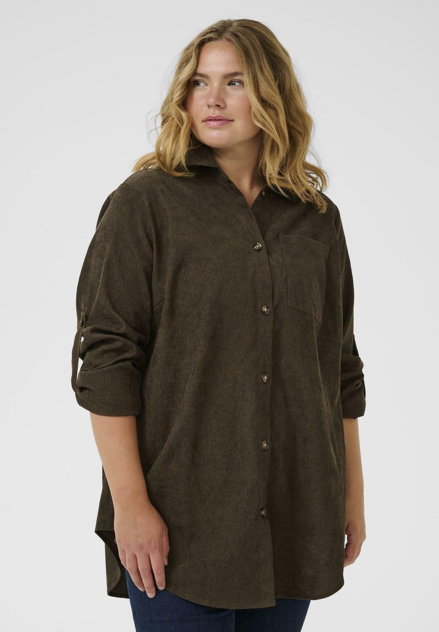 Блуза Kaffe Curve Button-down blouse, Chocolate Brown Cc/Dark Brown
Блуза Kaffe Curve Button-down blouse, Chocolate Brown Cc/Dark Brown