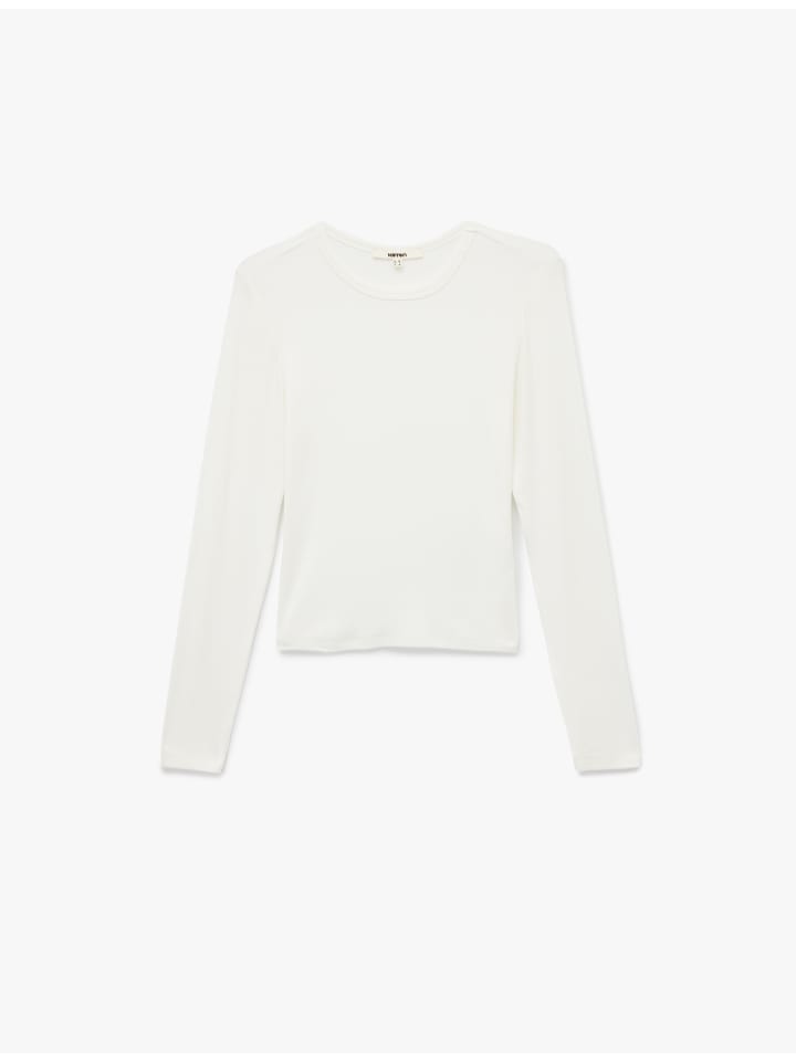 Футболка LS цвета экрю KOTON
Футболка LS цвета экрю KOTON