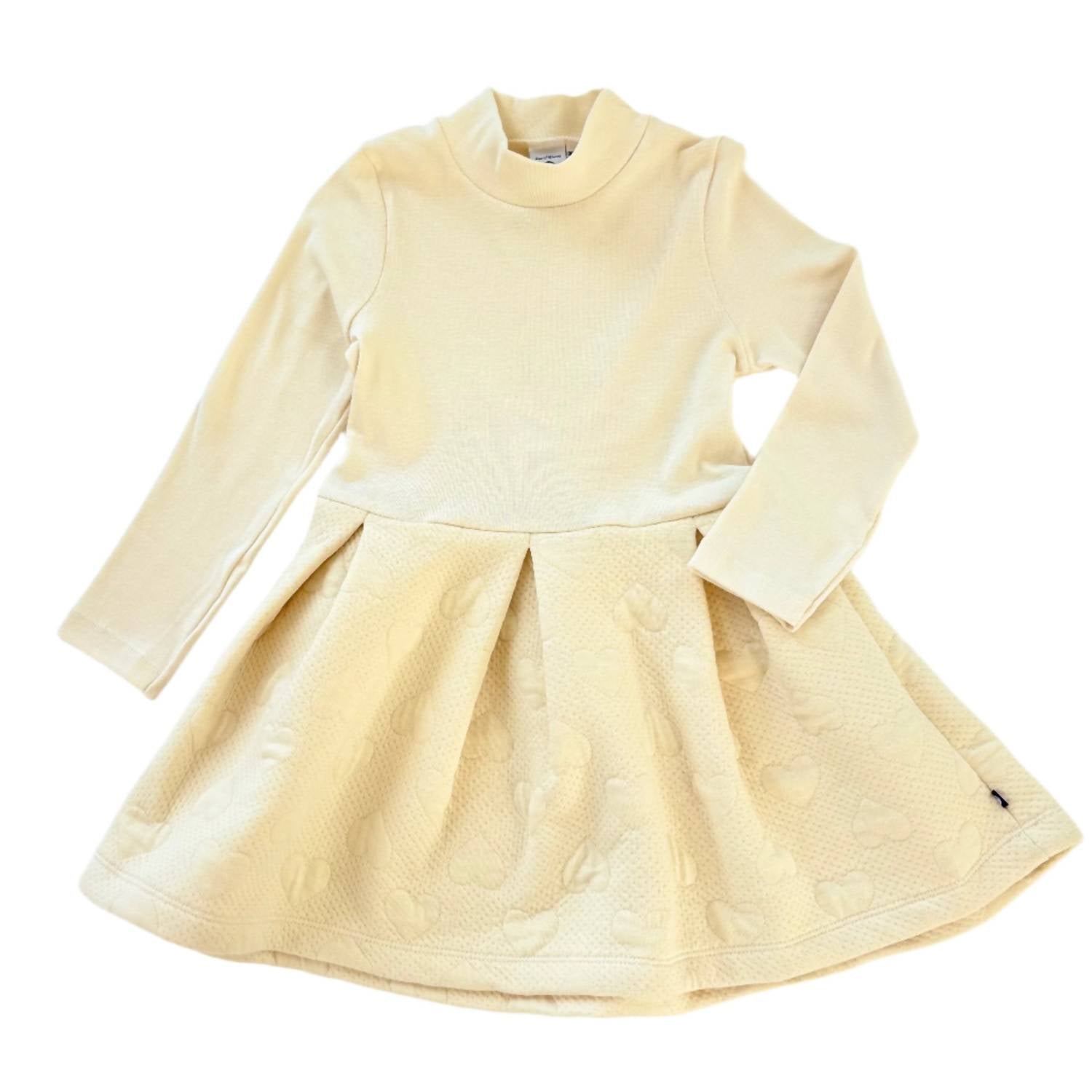 Детское вязаное стеганое платье в кремовом цвете Petit Bateau
Детское вязаное стеганое платье в кремовом цвете Petit Bateau