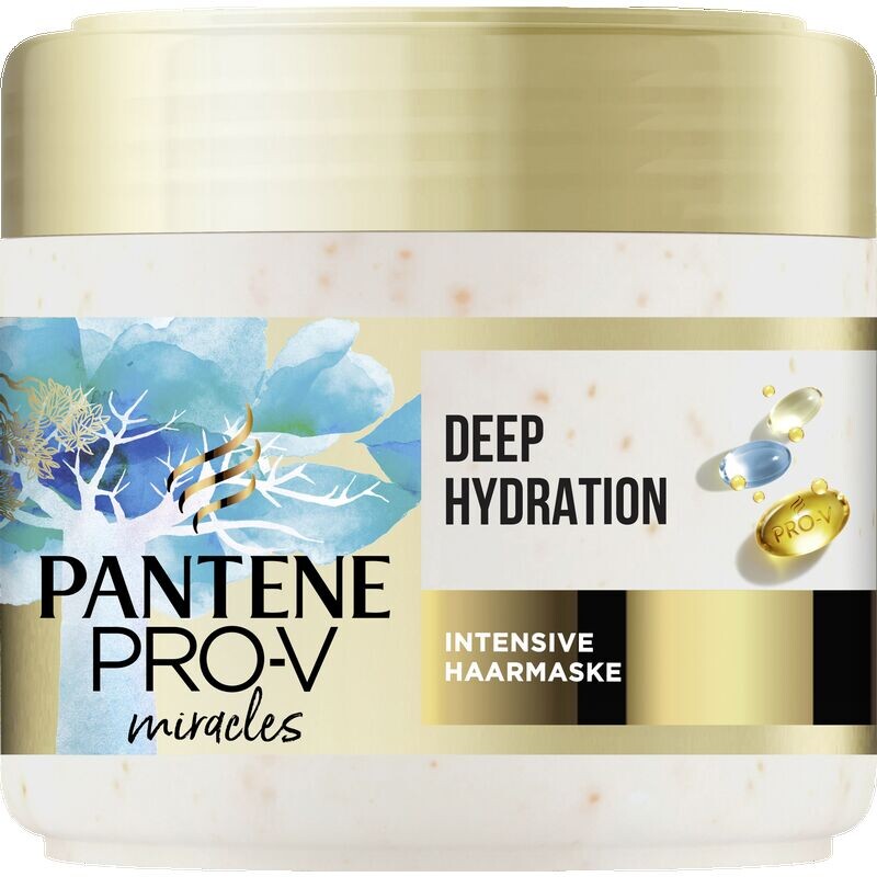 Интенсивная маска для волос Miracles Deep Hydration Pantene Pro-V, 300 ml
Интенсивная маска для волос Miracles Deep Hydration Pantene Pro-V, 300 ml