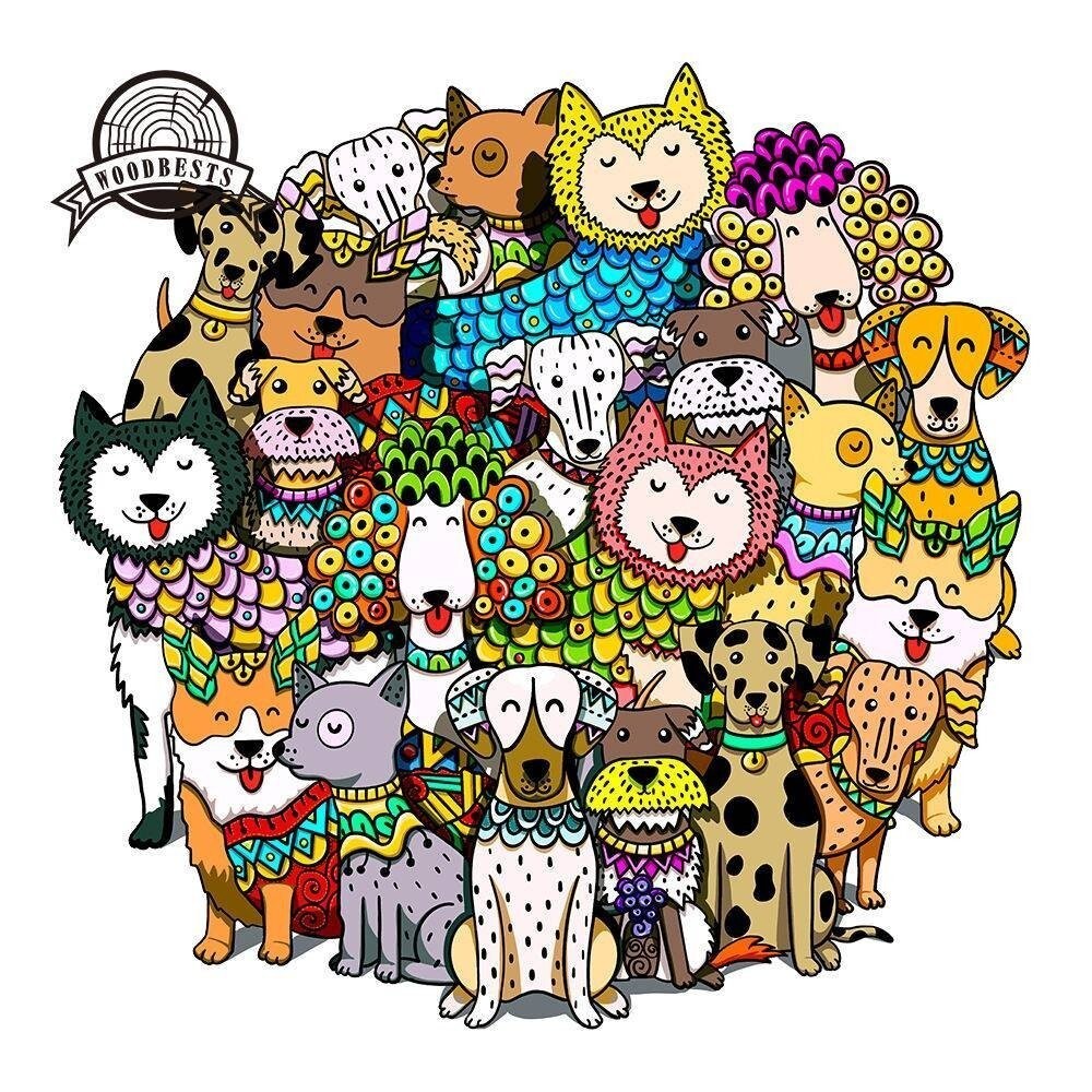 Деревянный пазл Собачий мир XL Moments
Деревянный пазл Собачий мир XL Moments