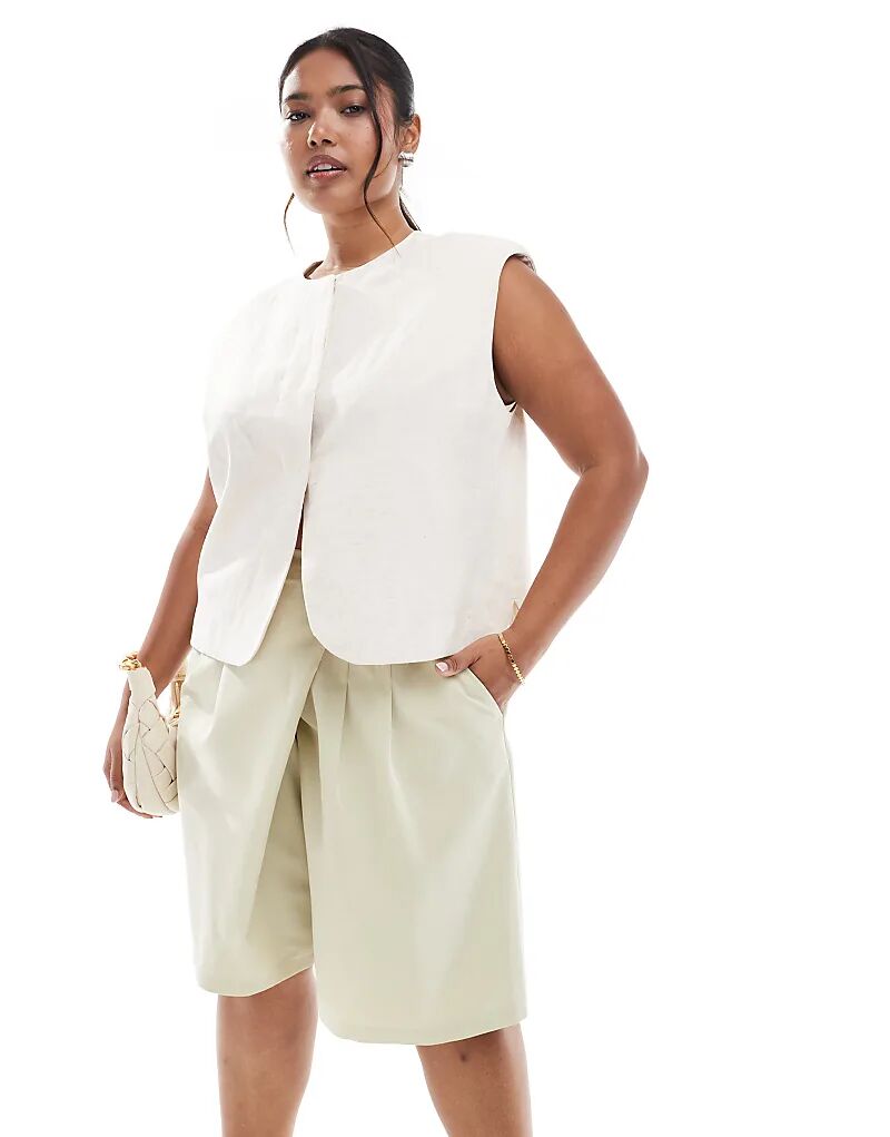 Удлиненные шорты ASOS DESIGN Curve фисташкового цвета
Удлиненные шорты ASOS DESIGN Curve фисташкового цвета