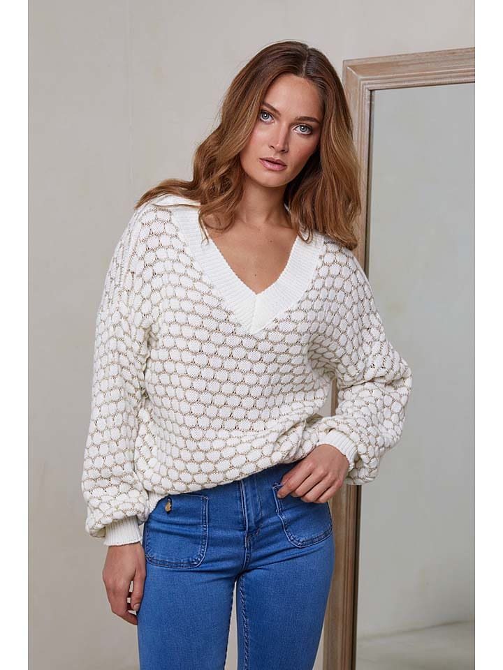Пуловер Joséfine, кремовый 
Пуловер Joséfine, кремовый