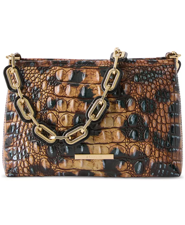 Модная маленькая кожаная сумка через плечо с цепочкой Brahmin, желтый
Модная маленькая кожаная сумка через плечо с цепочкой Brahmin, желтый