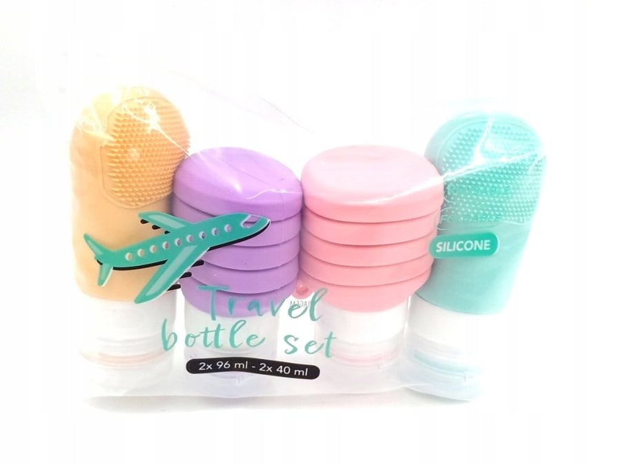 Дорожный набор силиконовых бутылок-контейнеров для самолета 4 шт. Мягкие Inna marka
Дорожный набор силиконовых бутылок-контейнеров для самолета 4 шт. Мягкие Inna marka