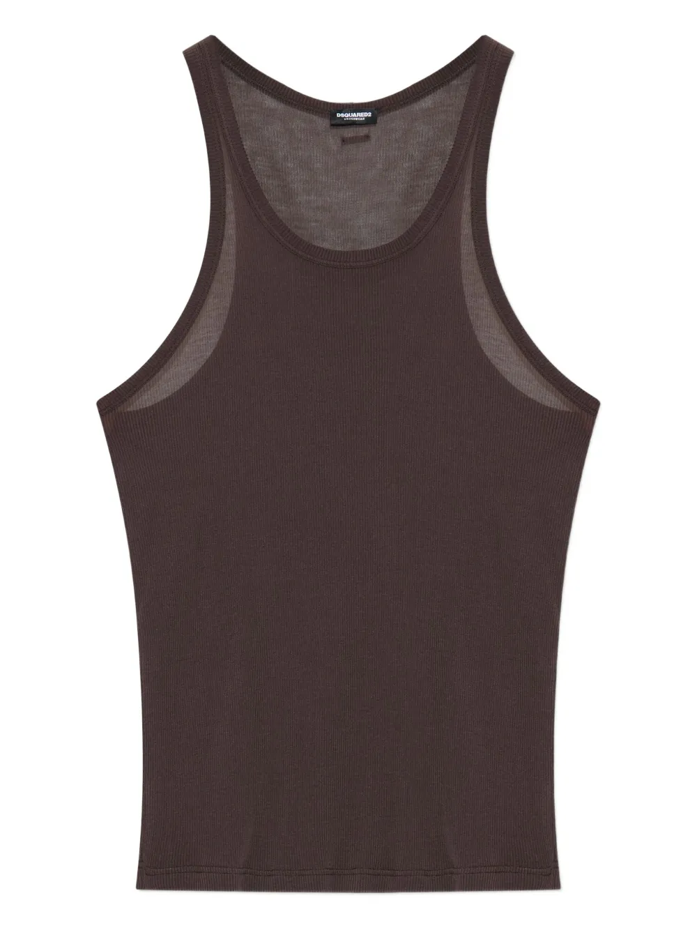Майка в рубчик Dsquared2, коричневый
Майка в рубчик Dsquared2, коричневый