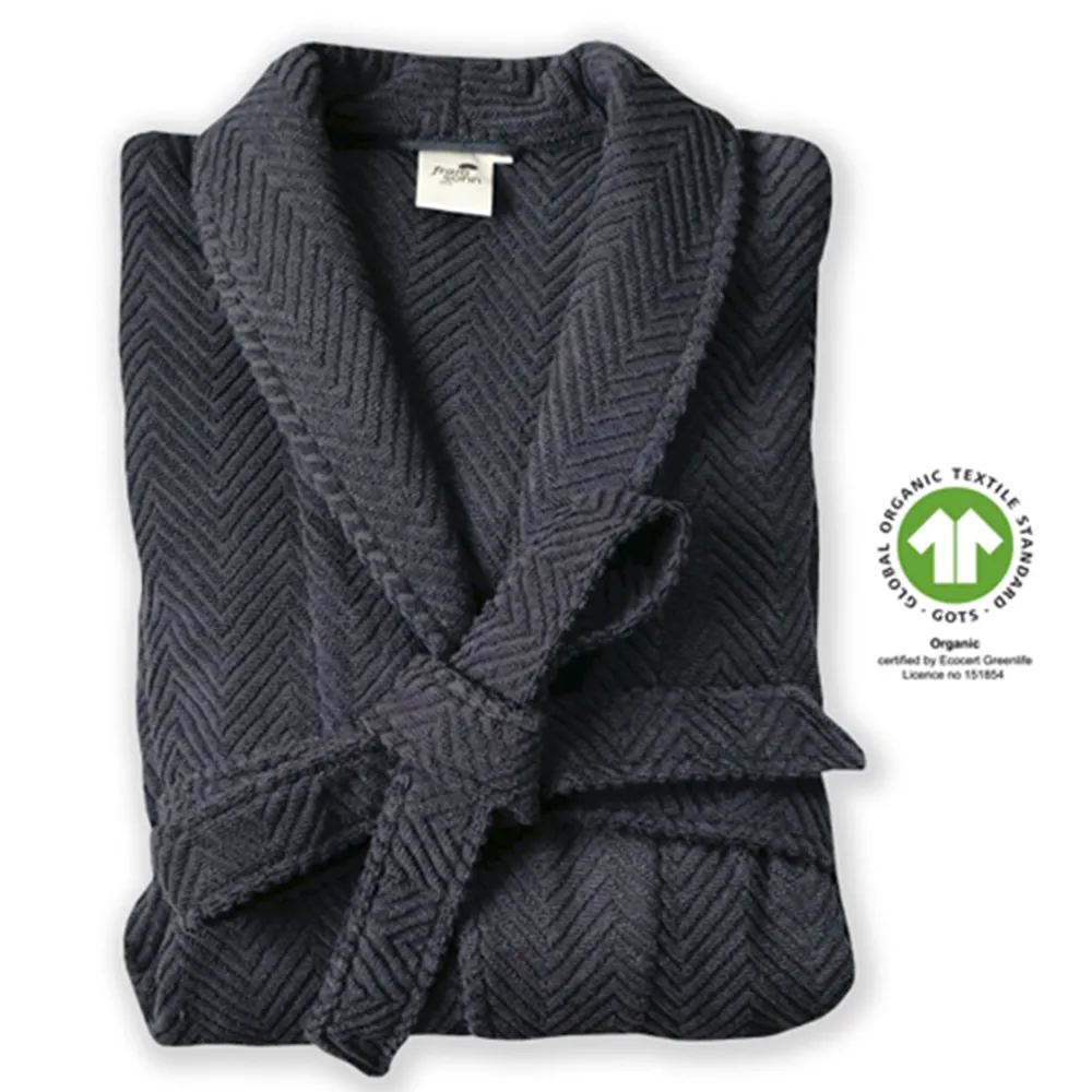 Framsohn махровый мужской халат "Ocean органический мужской халат" (1 шт.), изготовлен из 100% органического хлопка, сертифицированного GOTS Framsohn Frottier, цвет Natural Graphit
Framsohn махровый мужской халат "Ocean органический мужской халат" (1 шт.), изготовлен из 100% органического хлопка, сертифицированного GOTS Framsohn Frottier, цвет Natural Graphit