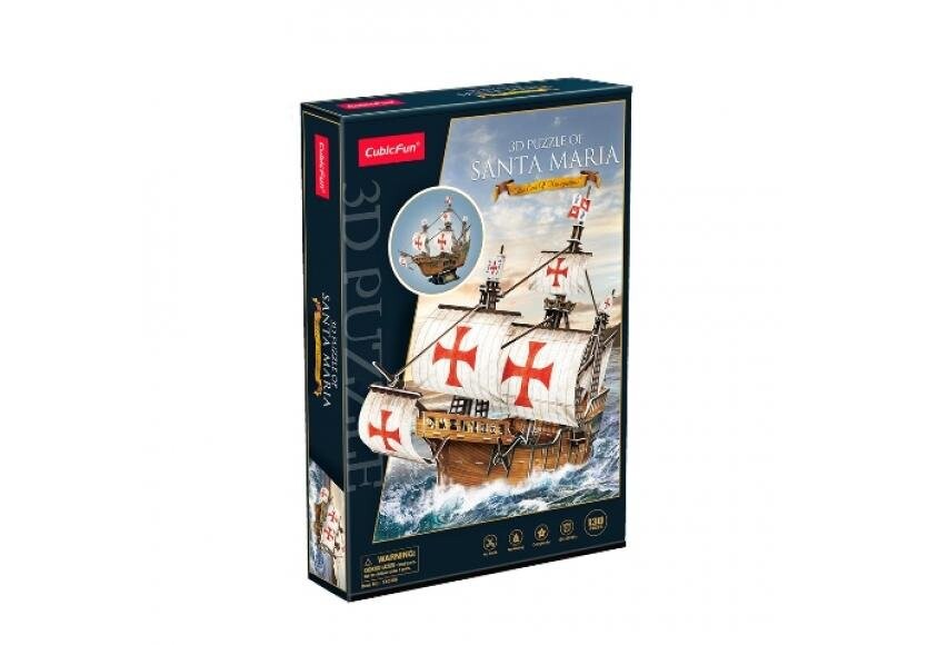 Кубическое развлечение, 3D-пазл, Санта-Мария Cubic Fun
Кубическое развлечение, 3D-пазл, Санта-Мария Cubic Fun