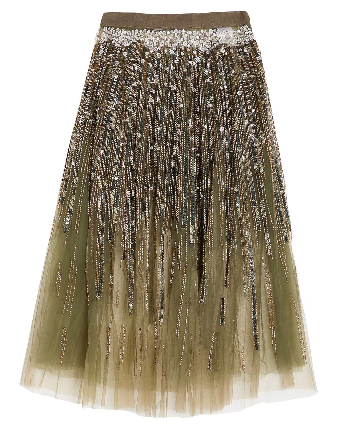 Юбка миди Elisabetta Franchi, зеленый
Юбка миди Elisabetta Franchi, зеленый