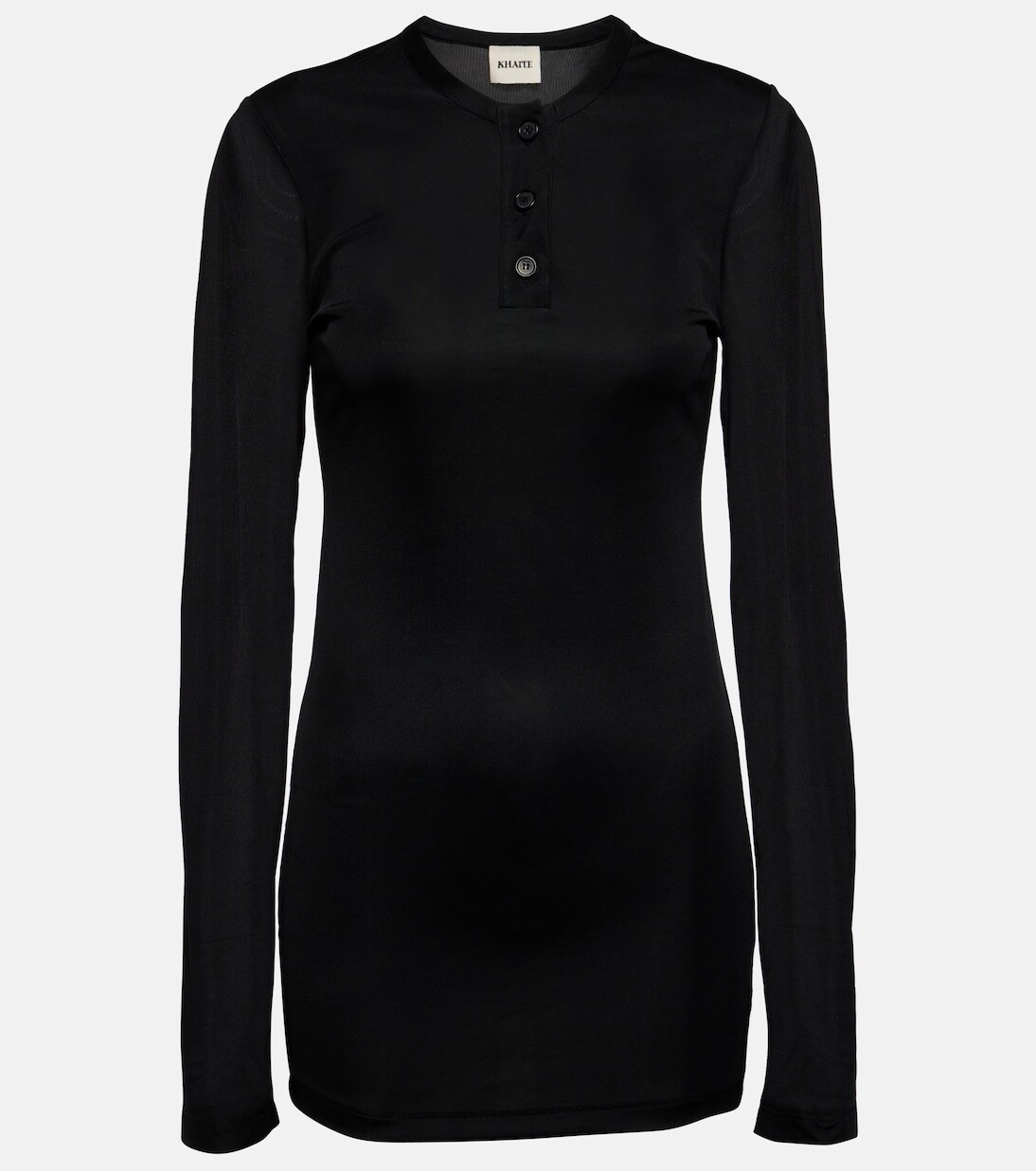 Топ byron из джерси Khaite, черный 
Топ byron из джерси Khaite, черный