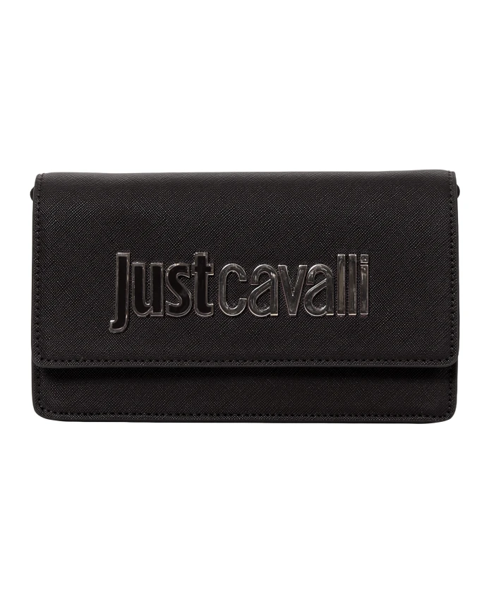 Кошелек на молнии с цепочкой, украшенной зеркальными элементами. Roberto Cavalli, черный
Кошелек на молнии с цепочкой, украшенной зеркальными элементами. Roberto Cavalli, черный