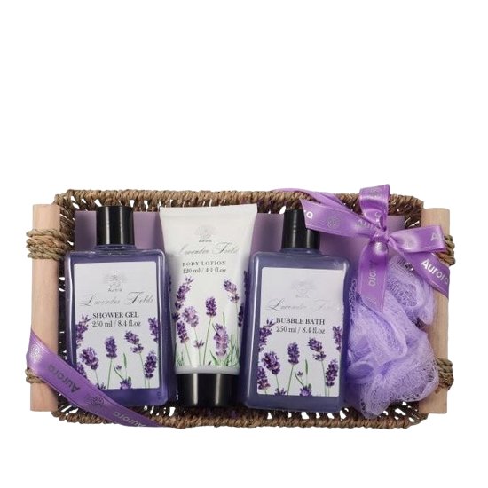 Подарочный набор Aurora для женщин, корзина «Лавандовые поля» + 4 товара
Подарочный набор Aurora для женщин, корзина «Лавандовые поля» + 4 товара