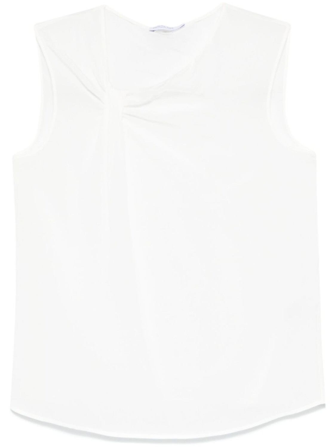 Patrizia Pepe топ с драпировкой, белый 
Patrizia Pepe топ с драпировкой, белый