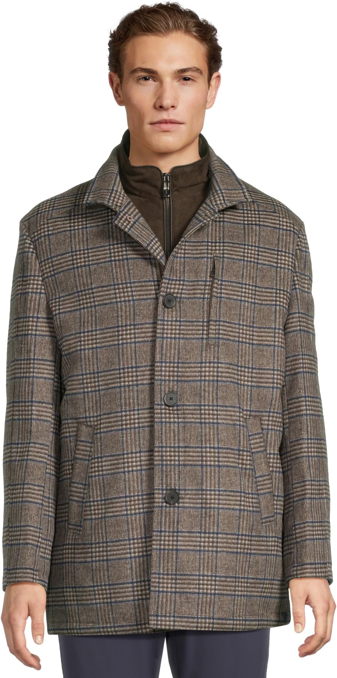 Мужское пальто Upton Car Johnston & Murphy, Brown Plaid 1
Мужское пальто Upton Car Johnston & Murphy, Brown Plaid 1