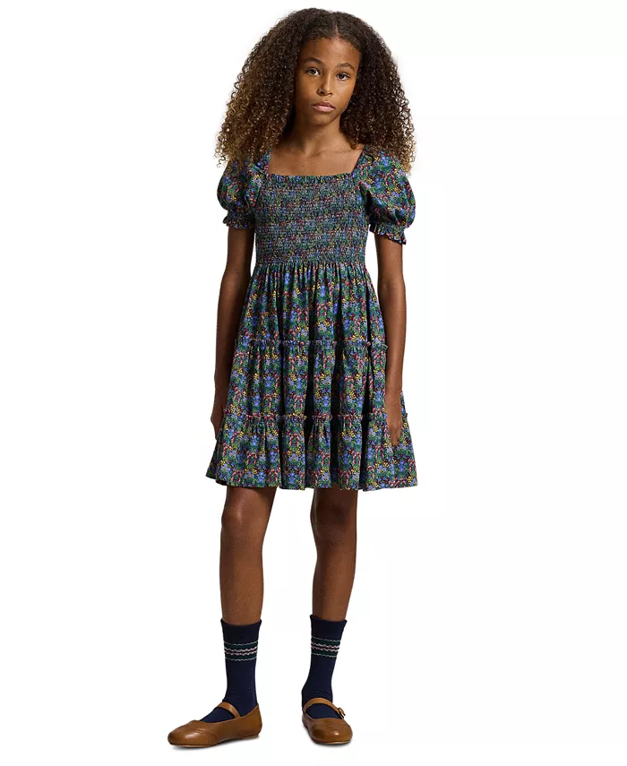 Платье с цветочным принтом и короткими рукавами на сборке для девочек 7-16 лет Polo Ralph Lauren, синий
Платье с цветочным принтом и короткими рукавами на сборке для девочек 7-16 лет Polo Ralph Lauren, синий