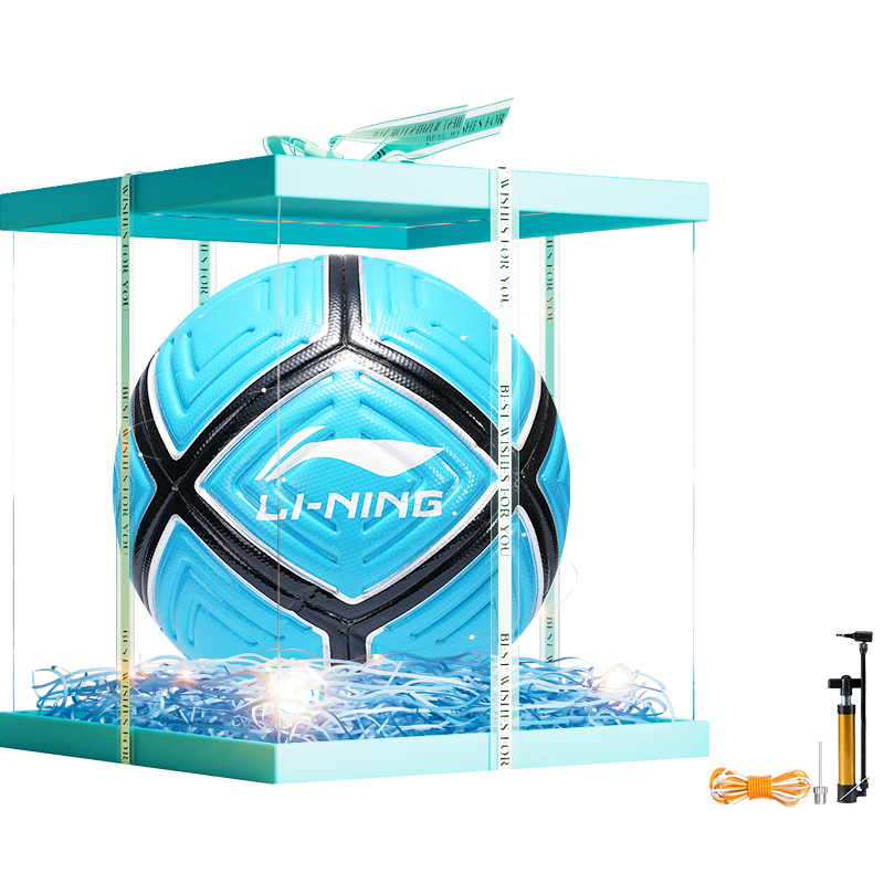 LINING Размер 5 футбольный мяч TPU бесшовный термосварка Unisex синий черный
LINING Размер 5 футбольный мяч TPU бесшовный термосварка Unisex синий черный