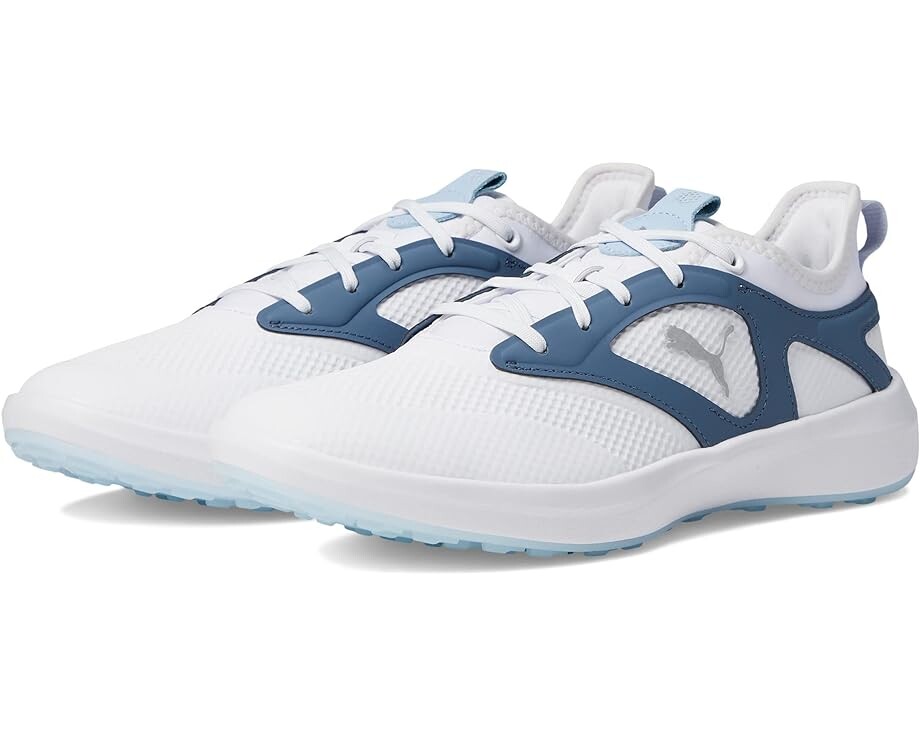 Кроссовки PUMA Golf Ignite Malibu Golf Shoes, цвет Puma White/Puma Silver/Evening Sky
Кроссовки PUMA Golf Ignite Malibu Golf Shoes, цвет Puma White/Puma Silver/Evening Sky