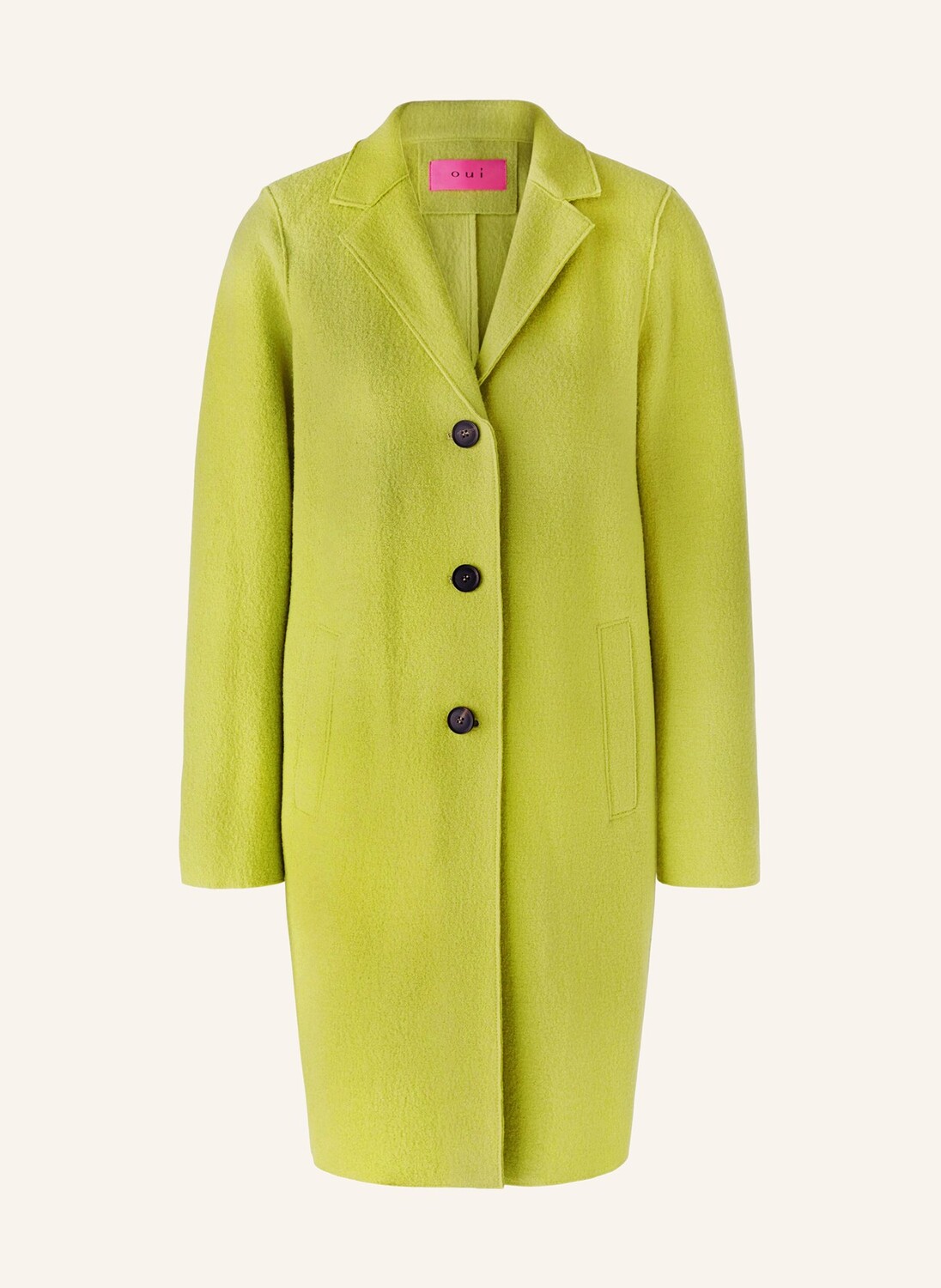 Шерстяное пальто oui, светло-зеленый
Шерстяное пальто oui, светло-зеленый
