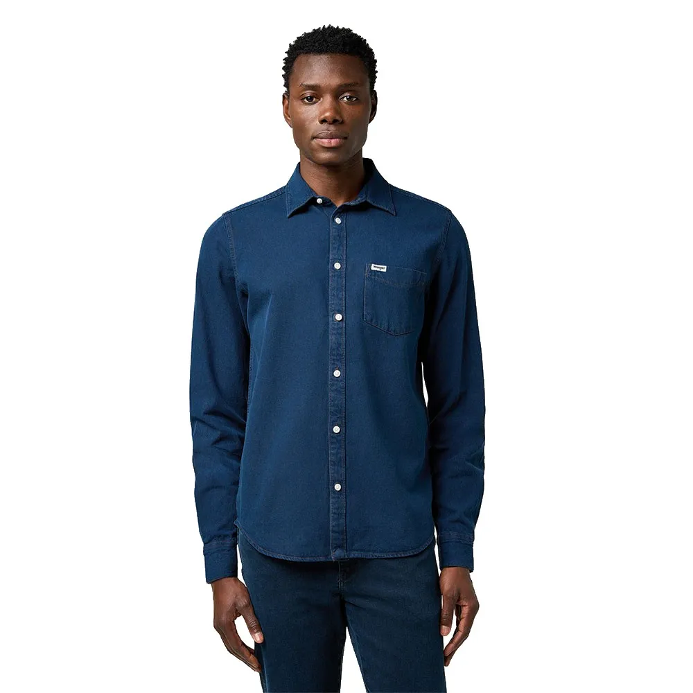 Рубашка Wrangler 1 Pocket Regular Fit, синий
Рубашка Wrangler 1 Pocket Regular Fit, синий