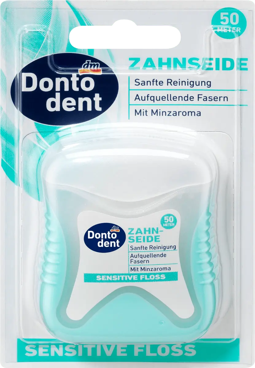 Зубная нить Sensitive Floss 50м Dontodent
Зубная нить Sensitive Floss 50м Dontodent