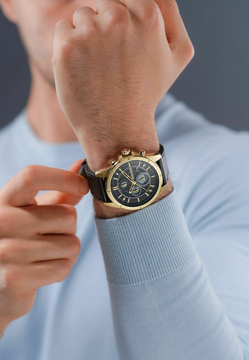 Часы с хронографом Police, золотистый
Часы с хронографом Police, золотистый