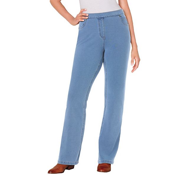 Джинсы bootcut из стрейч-денима с пятью карманами, plus size Woman Within, Light Wash
Джинсы bootcut из стрейч-денима с пятью карманами, plus size Woman Within, Light Wash