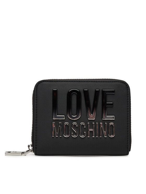 Большой женский кошелек JC5732PP0MKD000B Love Moschino, черный 
Большой женский кошелек JC5732PP0MKD000B Love Moschino, черный