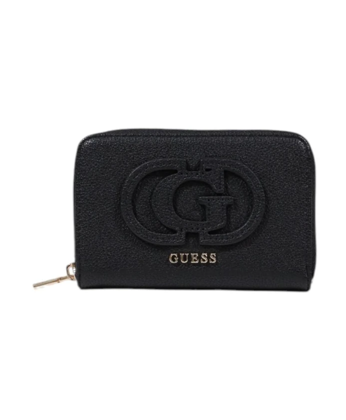 Черный кошелек на молнии Guess, черный
Черный кошелек на молнии Guess, черный