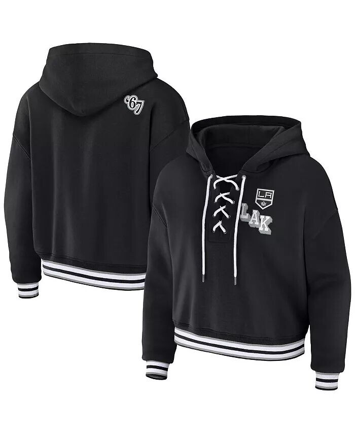 Женский черный пуловер с капюшоном Los Angeles Kings на шнуровке Wear By Erin Andrews, черный
Женский черный пуловер с капюшоном Los Angeles Kings на шнуровке Wear By Erin Andrews, черный