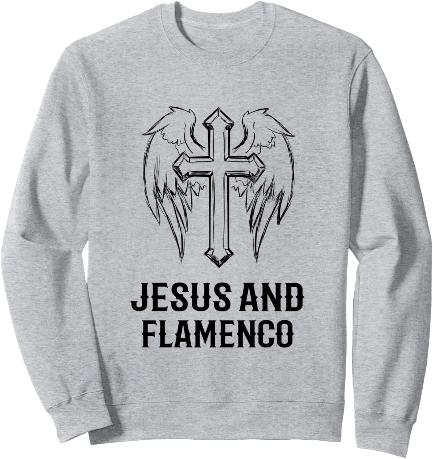 Дизайн с изображением танцовщицы фламенко / Иисус и фламенко! Толстовка Flamenco Dancer Christian Idea Jesus And Flamenco!, серый
Дизайн с изображением танцовщицы фламенко / Иисус и фламенко! Толстовка Flamenco Dancer Christian Idea Jesus And Flamenco!, серый