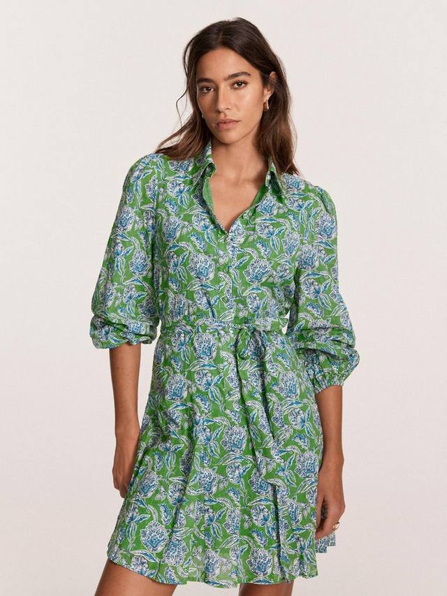 Мини-платье с цветочной рубашкой Mint Velvet, зеленый/разноцветный
Мини-платье с цветочной рубашкой Mint Velvet, зеленый/разноцветный