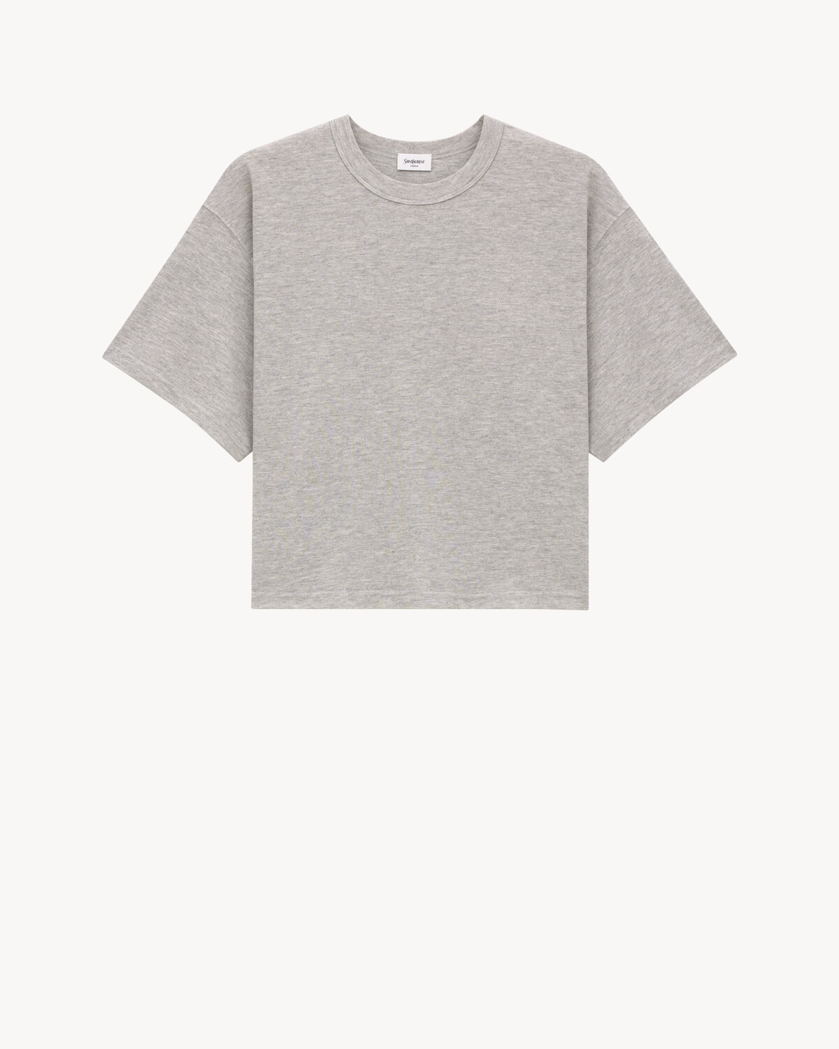 Футболка CASSANDRE из пике Saint Laurent, серый/серебряный
Футболка CASSANDRE из пике Saint Laurent, серый/серебряный