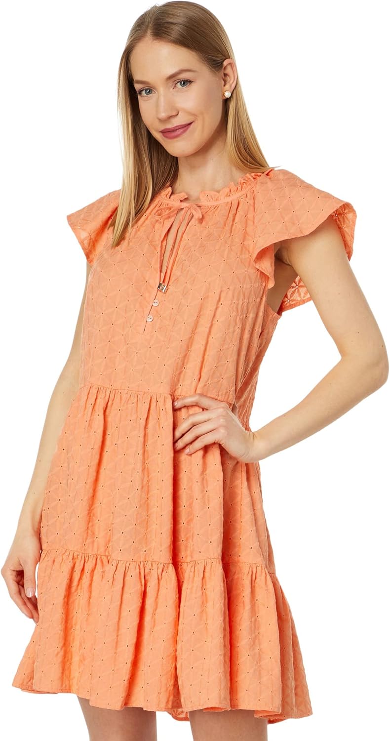 Женское многоярусное платье с цветочным принтом на рукавах от Tommy Hilfiger, Coral Reef
Женское многоярусное платье с цветочным принтом на рукавах от Tommy Hilfiger, Coral Reef