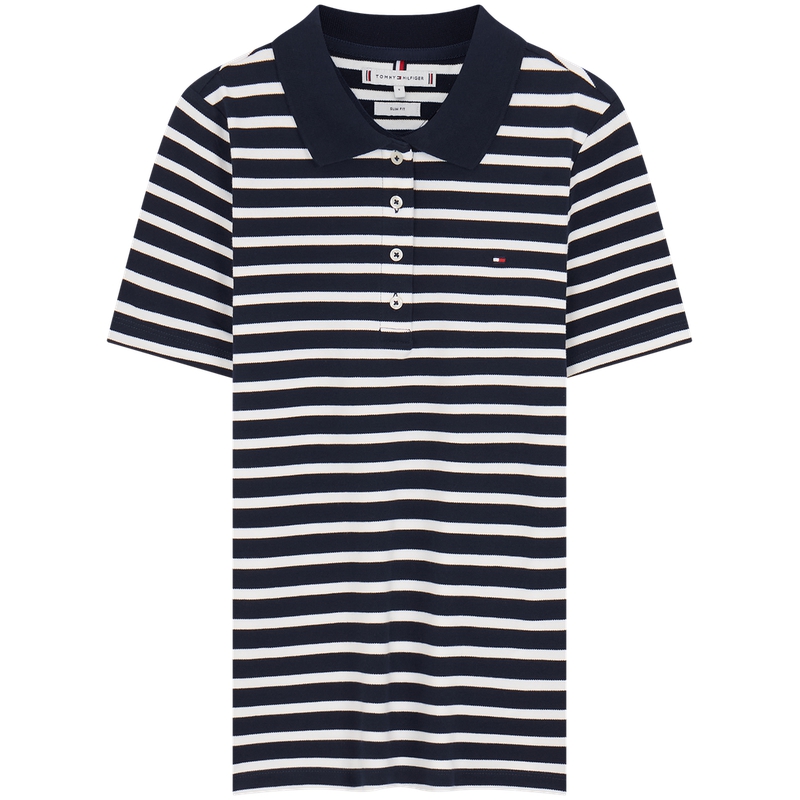 Поло в полоску Tommy Hilfiger, темно-синий
Поло в полоску Tommy Hilfiger, темно-синий