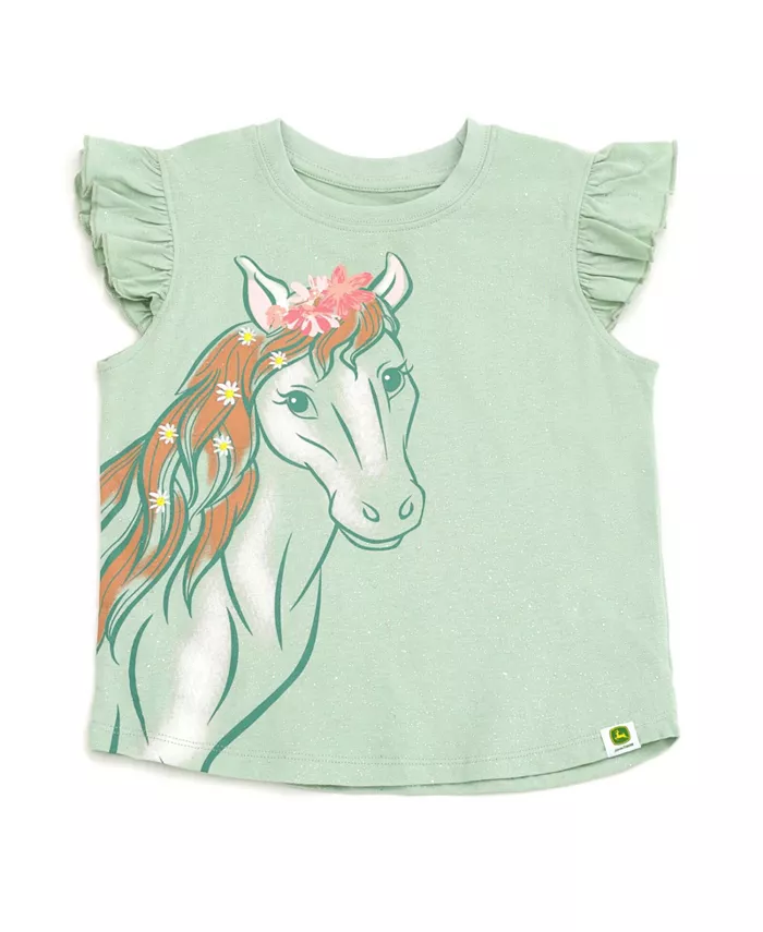 Футболка для девочек John Deere, зеленый
Футболка для девочек John Deere, зеленый