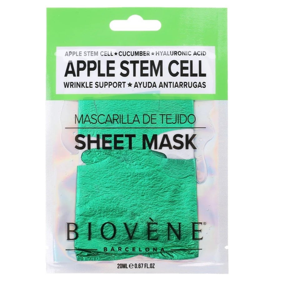 Biovene, Apple Stem Cell Wrinkle-Support, тканевая маска со стволовыми клетками яблока и гиалуроновой кислотой, 20 мл
Biovene, Apple Stem Cell Wrinkle-Support, тканевая маска со стволовыми клетками яблока и гиалуроновой кислотой, 20 мл