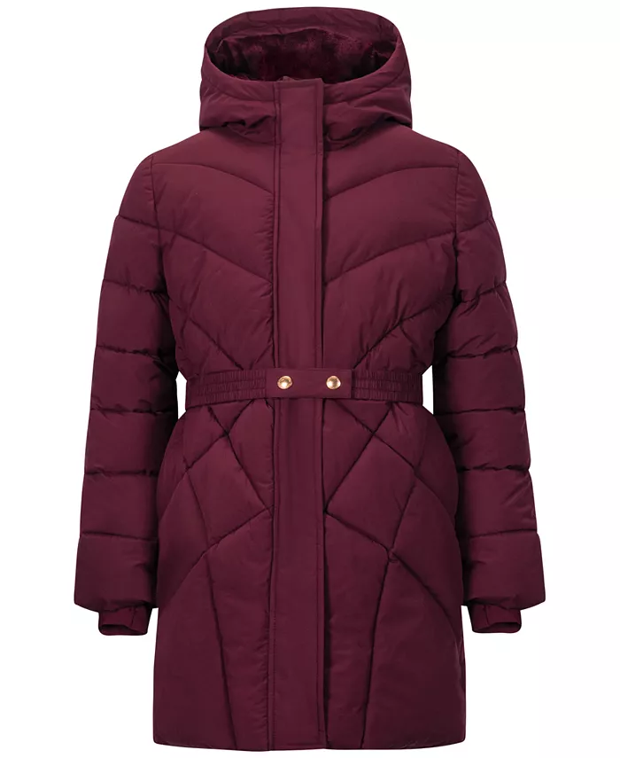 Куртка Big Girls Quilted с поясом для стадиона Sam Edelman, красный
Куртка Big Girls Quilted с поясом для стадиона Sam Edelman, красный