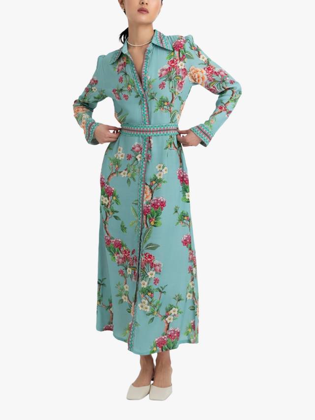 Платье-рубашка миди Enola с цветочным принтом Raishma, Green
Платье-рубашка миди Enola с цветочным принтом Raishma, Green